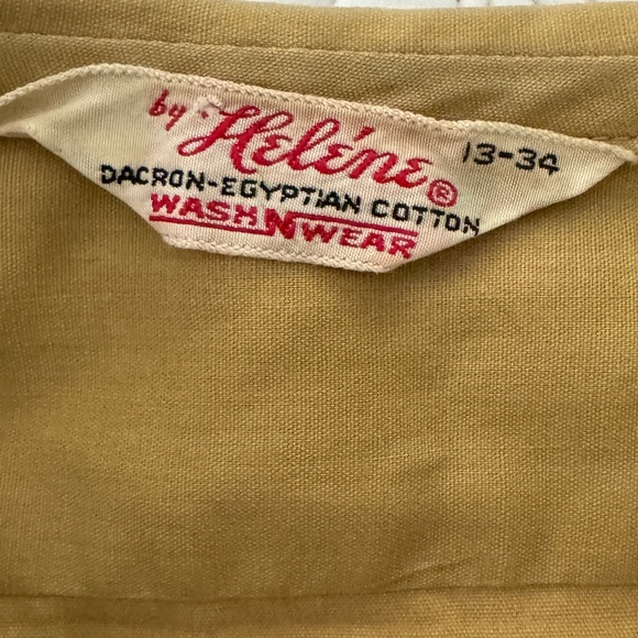 Vintage woman’s shirt Peter Pan collar - Picture 2 of 3